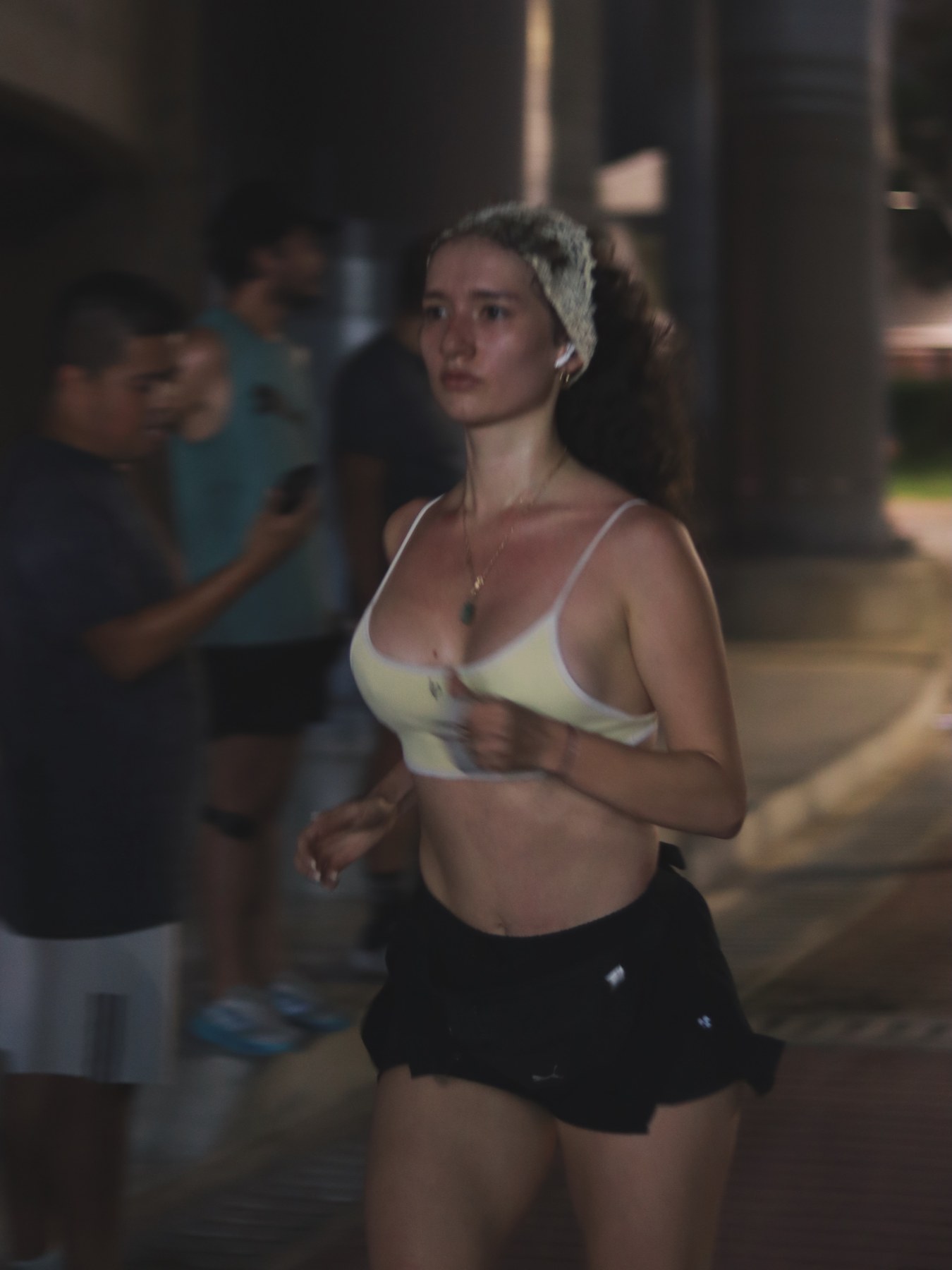 Participante durante un entrenamiento