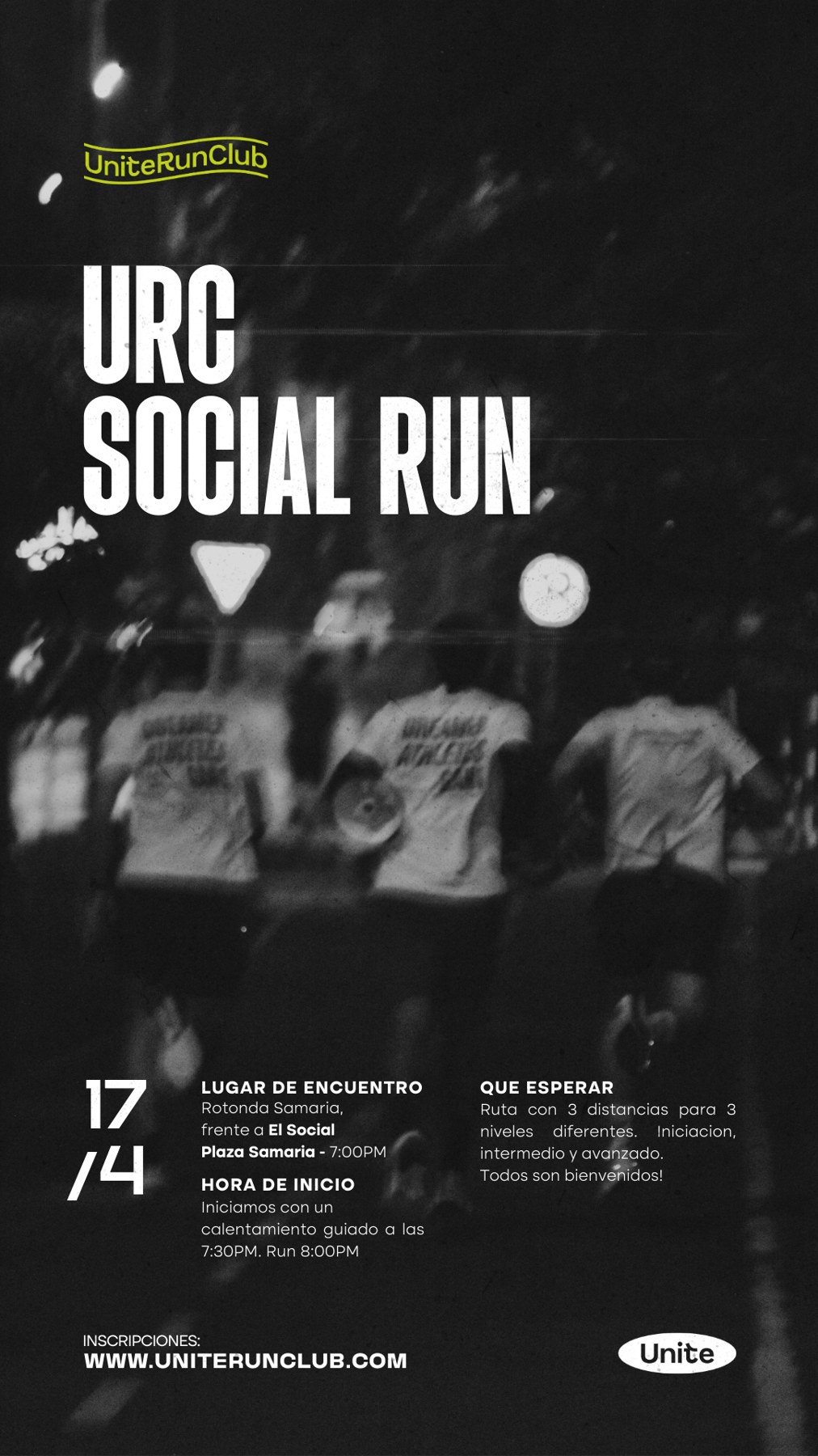 Pieza de Social Run